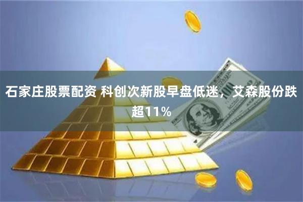 石家庄股票配资 科创次新股早盘低迷，艾森股份跌超11%