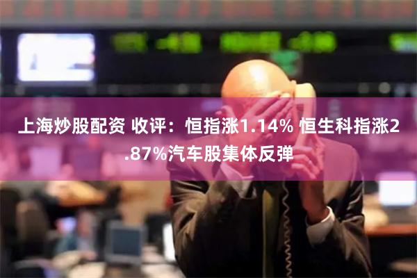 上海炒股配资 收评：恒指涨1.14% 恒生科指涨2.87%汽车股集体反弹